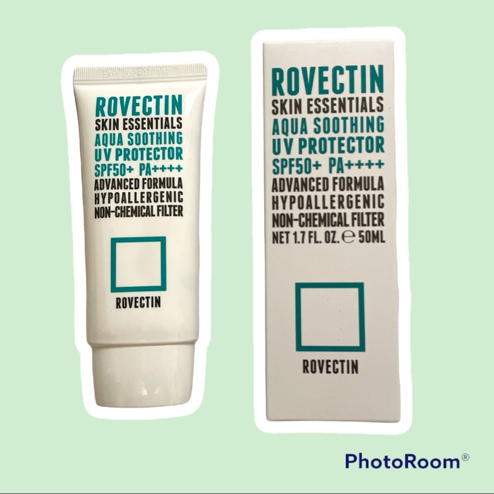 rovectin aqua soothing uv protector spf 50+ pa++++